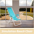 ARTIBETTER Folding Beach Chair Lightweight Portable Lounge Chair with Breathable Design and Stable Support for Outdoor