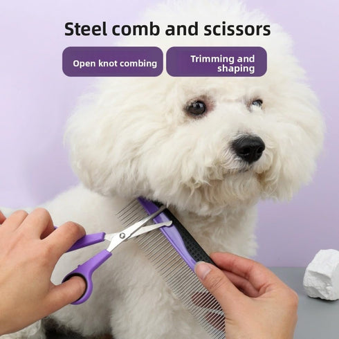 9 Trimming Pet Coat Care Kit, Piece Pet Grooming Kit, can Include Cleaning Teeth, Bathing and Massaging, Combing Hair
