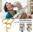 Professional Dog Grooming Scissors, Straight 7.5" Pet Grooming Shears for Small Dogs, Japan 440C Stainless Steel