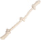 Mammoth Flossy Chews Natural Cotton Rope Dog Toys - Premium White Knot Tug Toy for Medium to Large Dogs - Large 25"