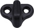 Wbestexercises Kayak Lashing Hooks, Nylon J Shape Replacement Hooks with Flat-Head Screws - Black