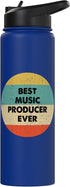 Music Producer Shirts & Gifts Music Producer Stainless Steel Insulated Water Bottle