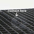 4 Pcs Aquarium Divider Tray, Plastic Grid Egg Crate Light Diffuser with 8 Pcs Sucker Clip (Black)