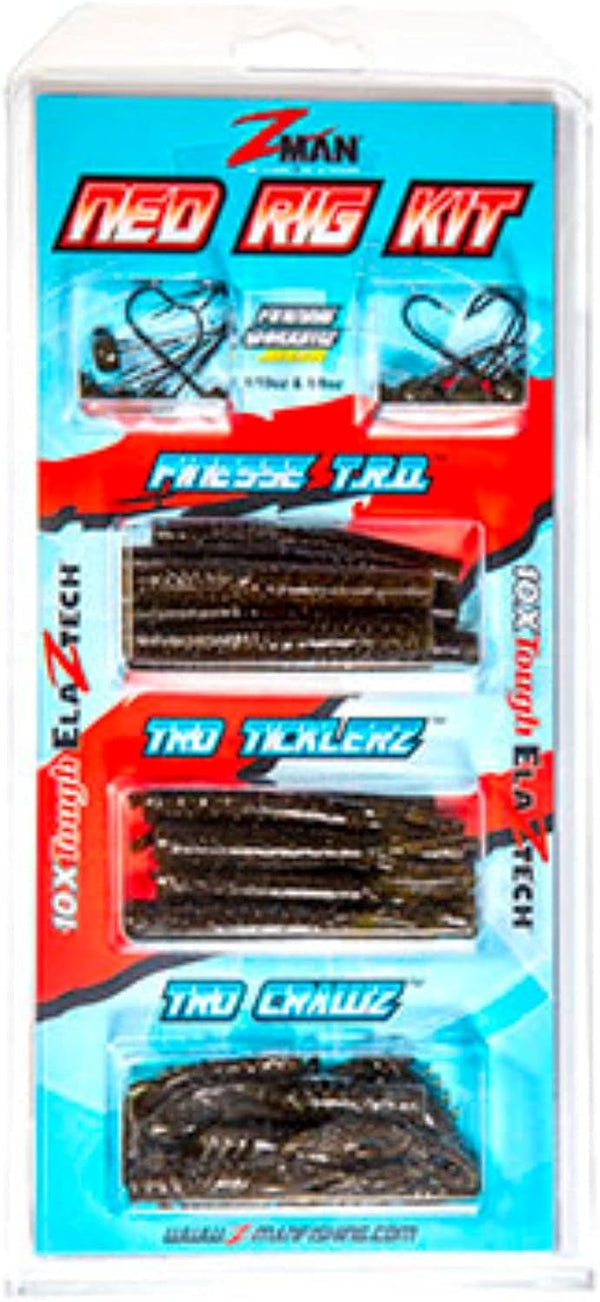 Z-MAN KIT-NED-GP Ned Rig Kit, Green Pumpkin, Multi, One Size