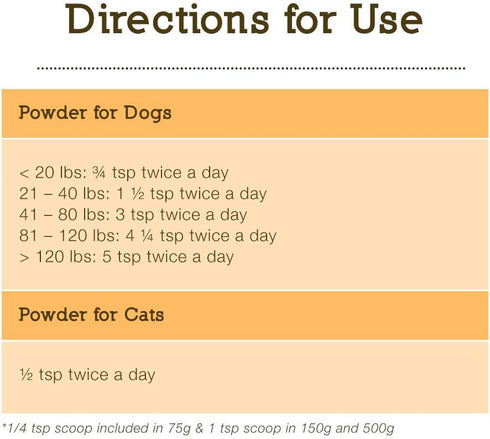 Herbsmith Taurine Boost Supplement for Dogs and Cats - Cardiac Support with CoQ10, Taurine, L-Carnitine - 75g