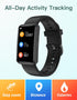 HUAKUA Fitness Tracker, No Bluetooth or APP Needed, IP68 Waterproof Fitness Watch for Men Women Parents