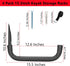 Garage Storage Kayak Hooks - 39 CM Wall Mount Surfboard Rack, 4 Pack Heavy Duty Canoe Hanger, Max Load 45 KG