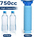 Pee Bottles for Men, Adjustable Emergency Urinal, Car Pee Bottle for Men and Women, Portable Toilet for Car, Shrinkable
