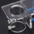 Acrylic Aquarium Soft Pipe Fixture, Durable Water Food Feeding Tube Holder with Clamp