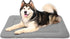 Magic Dog Extra Large Soft Dog Crate Pad, Jumbo 48 Inches Machine Washable Pet Bed with Non-Slip Bottom, Gray