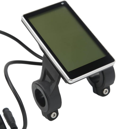 plplaaoo Electric Bike LCD Display, Waterproof Connector Panel, Cycling Computer, Electric Scooter Display