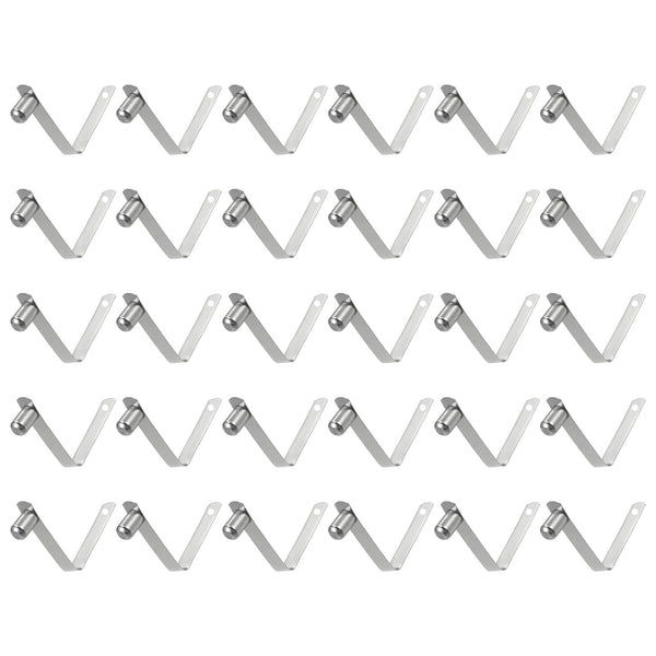 HARFINGTON 30pcs Single Button Kayak Paddle Snap Spring Clip for Tent Umbrella Camping