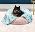 Juicy Couture Turquoise Blue Dog Blanket - Plush Throw, Lightweight, Machine Washable, for Small Medium & Large Pets