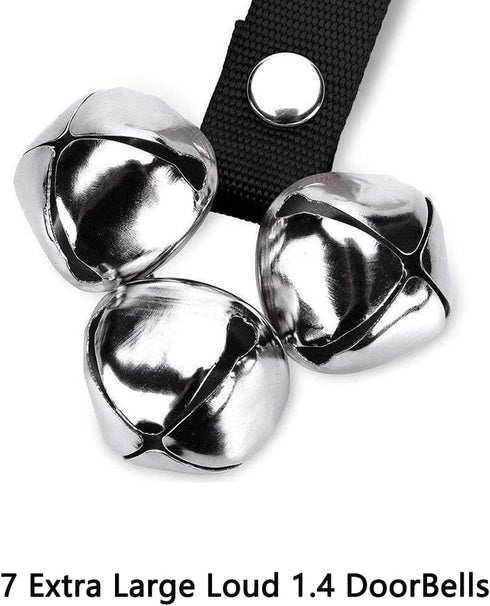 7 1.4 Dog Doorbells for Potty Training/Door Knob/Go Outside, Premium Quality Dog Bells, Extra Large Loud DoorBells