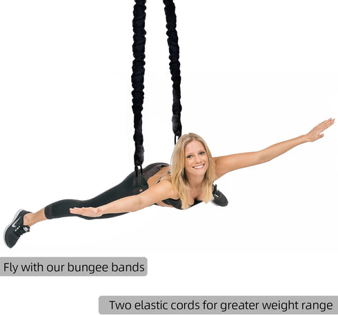 Cord,88-264Pounds 1* PRIOR FITNESS Premium Bungee Cord, Heavy Duty Bungee Fitness Resistance Cord Elastic Rope