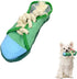 WishLotus Shoes-Shaped Dog Squeaky Toys, Tear-Resistant Plush Toys for Teeth Grinding & Boredom Relief (Green)