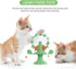 Ipetboom 2Pcs 360 Interactive Pet Windmill Toy Treat Dispenser Slow Food Puzzle for Cats and Dogs Degree Rotating Iq
