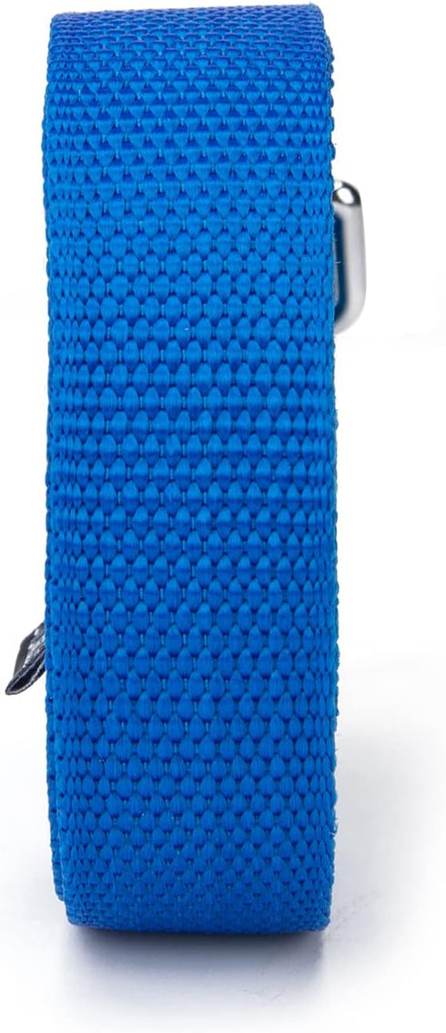 Strong Durable Nylon Dog Training Leash, 1 Inch Wide Traction Rope, 6ft 10ft 15ft Long for Small Medium Dog (Blue, 10