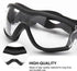 Pet Goggles - Eye Protective Glasses for Medium or Large Dog, Anti-UV, Windproof, Waterproof (Transparent)