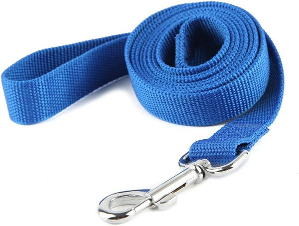 Nylon Dog Training Leash - Traction Rope, 4ft / 5ft / 6ft Long, 5/8 inch 3/4 Inch 1 Inch Wide for Small and Medium Dogs