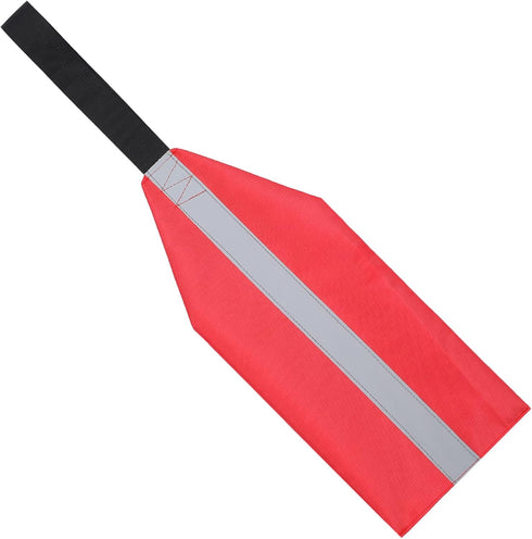 Lixada Safety Warning Flag - Kayak Canoes SUP Towing Travel Flag with Webbing Accessories