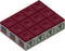 Silver Cup Chalk, Burgundy, 12-Piece Box