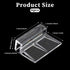 6 PCS Aquarium Lid Clips, 6mm Clear Acrylic Fish Tank Holder for Rimless Glass Top