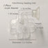 Aquarium Shrimp/Small Fish Feeding Dish Feeder Dish, Acrylic Material, Mini Size (Clover Shaped)
