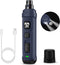 Casfuy Dog Nail Grinder with 2 LED Light - New Version 2-Speed Powerful Electric Pet Nail Trimmer, Professional Quiet