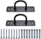 Hipiwe Battle Rope Wall/Ceiling Mount Anchor Bracket Hook for Suspension Straps, Crossfit Gymnastic Rings