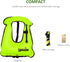 Inflatable Snorkel Vest, Adult Snorkeling Jackets for Free Diving, Safety Load Up to 220 lbs