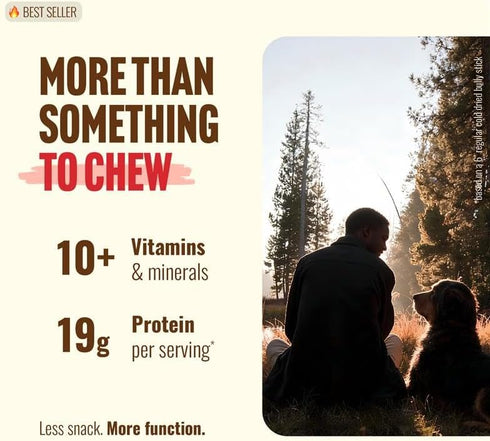 6 Inch (5 Count) 100% Natural Farm Cold-Dried Bully Sticks Odor Free Longer Lasting High Protein Dog Chews Beef Pizzle