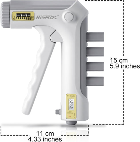 Hand Grip Strengthener: Adjustable Resistance Handgrip Trainer for Forearm Strength, 22-132Lbs