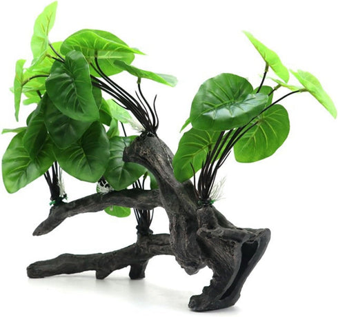 NIHUIFA Fishtank Artificial Plant Landscape Fish Tanks Decorations for Aquariums Terrarium Shrimp Ornaments Habitat