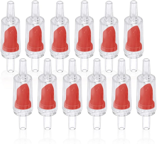 Aquarium Air Pump Check Valve 12PCS, One Way Non-Return Check Valve for 3/16 Inch Airline Tubing