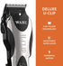 Trimmer 3 7 Wahl Pro Animal Deluxe U-Clip - Dog & Cat with Cutting Lengths & Attachment Combs - Premium Grooming Tools