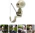 GANAZONO Skeleton Aquarium Decoration, Skull Fish Reptile Tank Decor, Resin Figurines