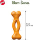 SPOT Bam-Bones Curved Bone, Strong Bamboo Fiber Chew Toy for Light to Moderate Chewers, 6in Peanut Butter Flavor