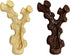 2 Pack Dog Chew Toys for Aggressive Chewers, Tough Indestructible Dog Bones for Medium/Large Breeds