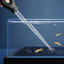 Fish Tank Cleaning Waste Remover, 30ml Dropper Pipette for Manual Aquarium Cleaning Tools, Black Rock Cleaner