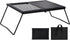 REDCAMP Heavy Duty Folding Campfire Grill, Portable Cooking Racks and Griddle for Versatile Outdoor Campfire Cooking