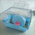 Pet Hamster Cage with Running Wheel, Water Bottle, Food Basin, Portable Carrier House Mice Home Habitat for Going Out,