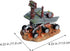 1pc Mars Rover Ornament for Home Car Trim, Glass Ornaments Fish Tank Shelter Mini House Figurine