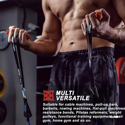 Pull Up Handles Grips Fitness Strap Heavy Duty Cable Machine Handles for Home Gym Pull-up Bars