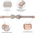 Unique Style Paws Wedding Silk Dog Collar with Bow, Soft Adjustable Pet Collar Gift for Medium Dogs
