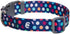 Blueberry Pet Essentials Rainbow Polka Dots Adjustable Dog Collar, Small, Neck Size 12"-16"