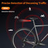 Onvian Smart Bike Radar Tail Light, USB Rechargeable Rear View Light, IPX64 Waterproof for Night Riding