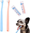 salbsever 2 Pack Dog and Cat Toothbrush Kit - Mini Head Soft Brush