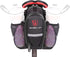 Waterproof Rear Under Seat Bike Saddle Bag, Double Bottle Pouch Bicycle Tail Pocket with Reflective Strip for MTB