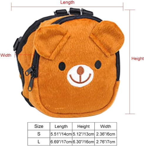 Pet Backpack - Cute Dog Backpack with Adjustable Straps for Small Dogs and Cats, Dog Saddle Bags for Outdoor Travel